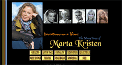 Desktop Screenshot of martakristen.com